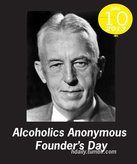 Alcoholics Anonymous Founders Day! Alcoholic Anonymous, Bill W, 12 Steps Recovery, Narcotics Anonymous, Founders Day, National Days, Spiritual Experience, 12 Steps, Set Me Free