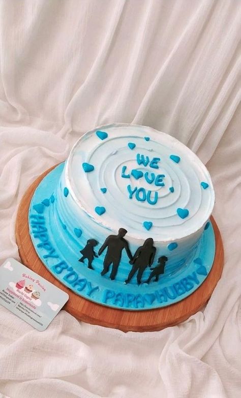 Bday Cake For Papa, Cake Papa Birthday, Cake Designs For Hubby Birthday, Birthday Cake For Father Dads, Cake Design For Papa, Father Birthday Decoration Ideas At Home, Cake Design For Father Birthday, Hubby Birthday Cake Designs, Best Dad Cake Birthday