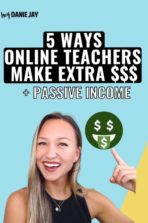 Side Hustles For Teachers, Money Problems, Jobs For Teachers, Job Ideas, Teaching Videos, Online Teachers, Money Challenge, Substitute Teacher, Win Money