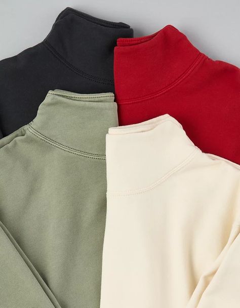 AE Fleece Mock Neck Sweatshirt Clothes Wishlist, Mock Neck Sweatshirt, Oversized Hoodies, Sweatshirts For Women, Do Better, Zip Up Hoodies, Mens Outfitters, Crop Sweatshirt, Oversize Hoodie