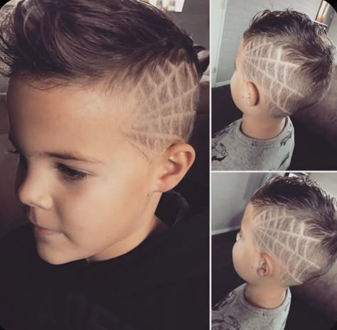 Designs For Boys Haircut, Boy Hair Designs Kids, Spider Man Haircut Design, Spider Man Haircut, Spiderweb Haircut, Hair Cuts For Boys Kids, Spiderman Haircut, Boys Haircuts With Designs, Hair Designs For Boys