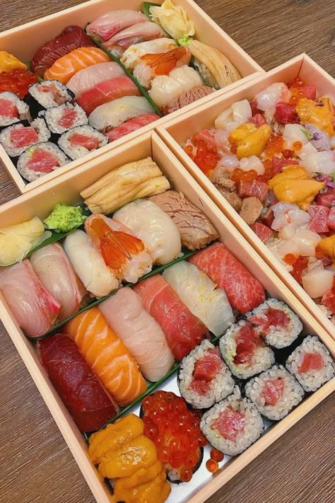 Delicious Food Ideas, Japenese Food, Food In Japan, Travel To Japan, Tropical Food, Foreign Food, Moroccan Food, Yummy Comfort Food, Sushi Recipes