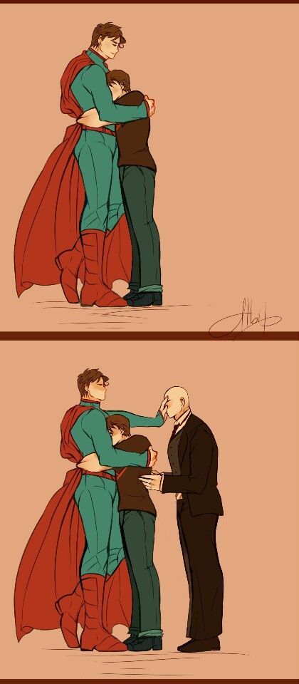 Fathers Day. Superman, Superboy, Lex Luthor. This is great xD Check more at  http://guyabax.000webhostapp.com/ Dc Batfamily, Superman X Batman, Superman X, Superman Family, Univers Dc, Super Family, Batman Funny, Lex Luthor, Dc Comics Artwork