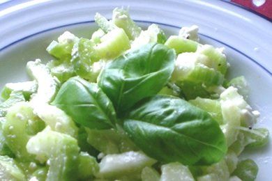 Delicious Celery Salad Recipe Celery Recipes, Celery Salad, Pickled Carrots, Veggie Delight, Seasoned Rice, Feta Salad, Rice Wine, Wine Vinegar, Healthy Salad Recipes