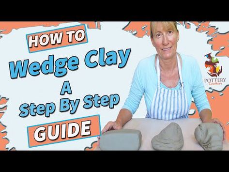 Wedge Clay, Pottery Wheel Diy, Rams Head, Pottery Lessons, Beginner Pottery, Pottery Videos, Pottery Workshop, Pottery Handbuilding, Clay Crafts Air Dry