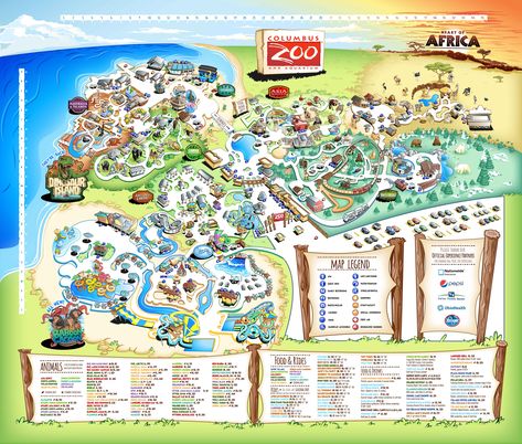 Zoo Map, Columbus Zoo, Here There And Everywhere, Travel Bucket, Travel Bucket List, Columbus, Ohio, Bucket List, Florida