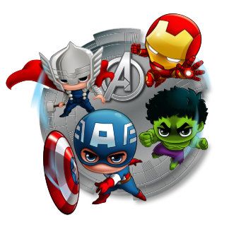 Chibi Avengers, Captain America Poster, Baby Avengers, Avengers Cartoon, Avengers Poster, Marvel Hulk, Avengers Characters, Iron Man Captain America, Hulk Marvel