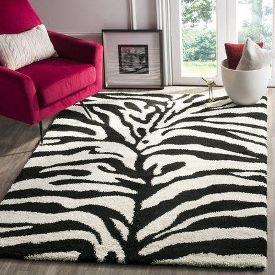 Funky Area Rugs, Black Shag Rug, 10x14 Rugs, Zebra Print Rug, Print Rugs, Zebra Rug, 6x9 Rugs, Print Rug, Square Area Rugs