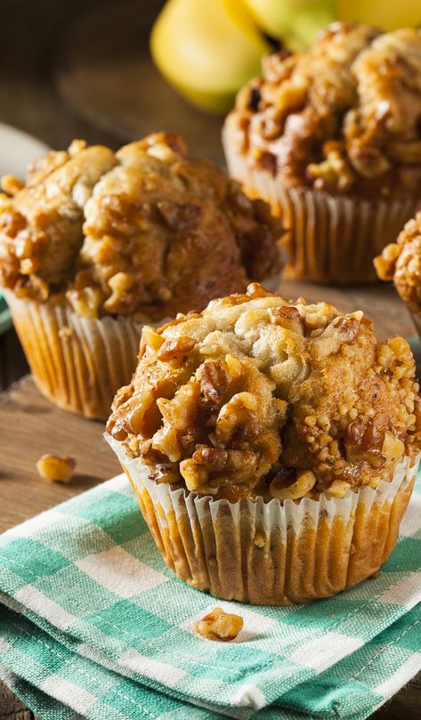 Banana Nut Muffins Bakery Style, Banana Nut Muffins Recipe, Nut Muffins Recipe, Muffin Banana, Healthy Pies, Recipes Banana, Food Reference, Dessert Pie Recipes, Nut Muffins