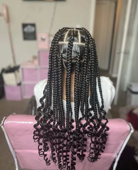 How-to, Tutorials, and Styles Inspired by Coi Leray's Braids Cute Teenage Hairstyles, Coi Braids, B Day Hairstyles, 8th Grade Graduation Hairstyles, Fake Hair Hairstyles, Cornrow Hairstyles For School, Box Braids For Kids, Black Hair Ideas, Kids Braids Hairstyles