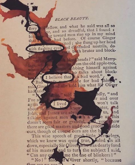 Blackout Poems Art, Blackout Poetry Art, Black Poetry, Mental Diet, Blackout Poems, Book Poetry, Found Poetry, Poetry Journal, Soul Poetry