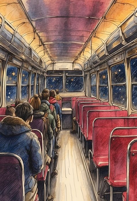 Oil Painting Of Mini Bus#pikbest##Illustration Bus Illustration, Bus Drawing, Oil Paint Brushes, Mini Bus, Painting Picture, Paint Background, Christmas Night, Baby Art, Psd Free Download