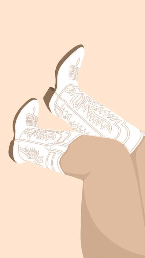 iPhone wallpaper of a girl wearing white cowboy boots. Neutral Cowboy Aesthetic, Cowgirl Iphone Wallpaper, Costal Cowgirl Aesthetic, Country Pics, Costal Cowgirl, Boots Country, Cowboy Aesthetic, Disco Cowgirl, Cowgirl Aesthetic