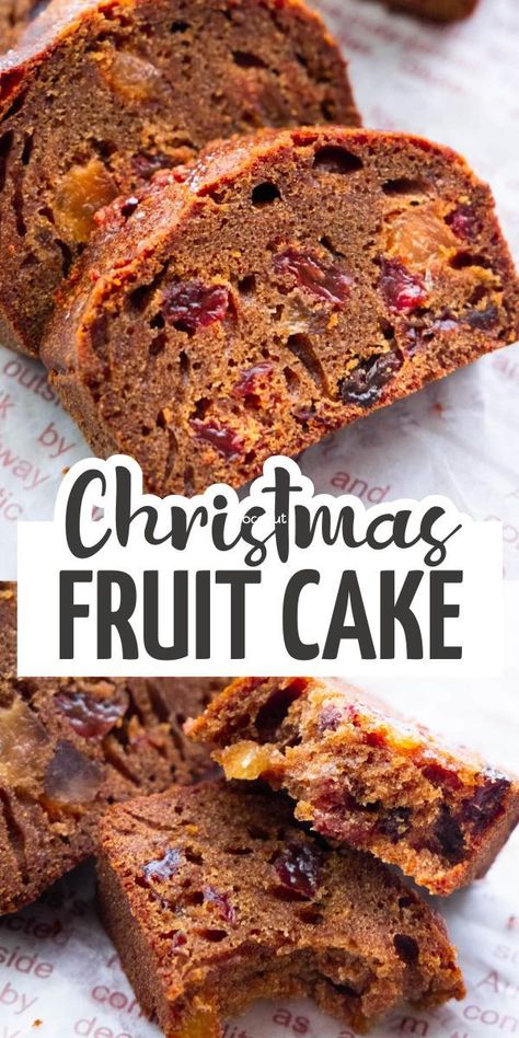 Looking for an easy holiday dessert? My moist Christmas fruit cake is rich, filled with dried fruits and festive spices. It’s perfect for beginners, quick to make with simple ingredients, and, with my tips, turns out flawless every time—great for the holidays or any special occasion! Holiday Fruit Cake, Fruit Cake Recipe Easy, Easy Holiday Dessert, Fruit Cake Recipe Christmas, Christmas Fruit Cake, Easy Holiday Desserts, Fruit Cake Christmas, Rasa Malaysia, Fruitcake Recipes