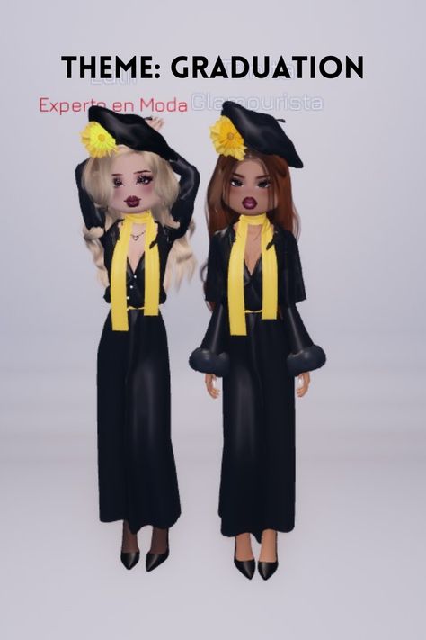 dress to impress graduation Dti Roblox Graduation, Graduation Dress To Impress Roblox Game, Dress To Impress Me Right Now Theme, Dti Theme Graduation, Graduation Dress To Impress Outfit, Dti Graduation Idea, Dress To Impress Graduation Theme, Graduation Dti Outfit, Dti Outfits Ideas Theme