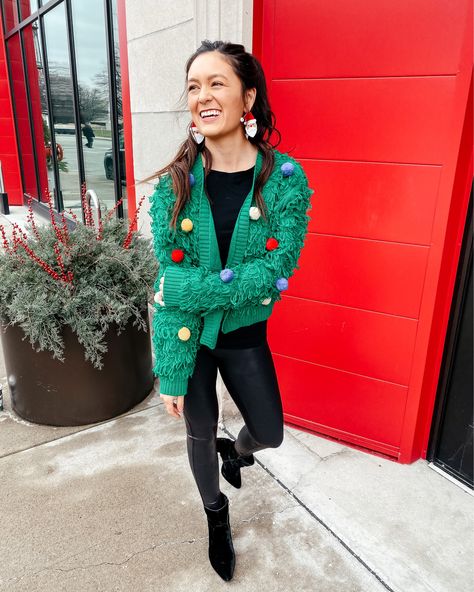 Ugly sweater Christmas party. Women’s style. Target and forever 22 Ugly Sweater Party Outfit Women, Ugly Christmas Sweater Outfit Women, Ugly Sweater Outfit Women, Cute Ugly Sweater Outfits, Cute Ugly Christmas Sweater Outfit, Outfit Ugly Sweater, Ugly Sweater Outfit, Ugly Sweater Outfits, Outfit Navidad