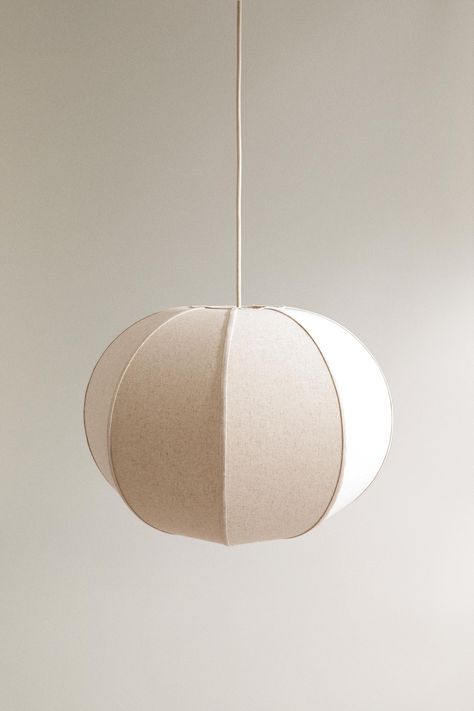 LARGE LINEN CEILING LAMP Linen Ceiling, Paper Globe, Linen Pendant, Cardigan Sweater Vest, Striped Table, Paper Light, Cargo Shirts, Cardigan Sweater Dress, Cardigan Sweater Jacket