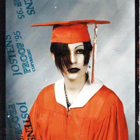 Goth graduation photo Punk Graduation, Teddy Boy, Boy Graduation, Youth Subcultures, Cindy Sherman, Goth Boy, Culture Clothing, Teddy Boys, Rude Boy