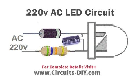 Here you will find a complete description of Connect LED To 220v AC Circuit Ac Circuit, Dc Circuit, Simple Circuit, Raspberry Pi Projects, Pi Projects, Electronic Circuit Projects, Electronic Circuit, Electronics Components, Circuit Projects