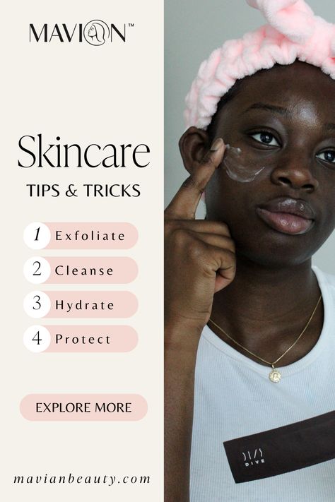 Want flawless skin? Check out these pro tips from a master esthetician.
#acnescars #skincaretips #beautyhacks #mavianbeauty #mavianskin #mavian #skincare #beautytips #beautyroutine #skingoals At Home Facial Steps, Daily Facial Routine, Budget Skincare, Master Esthetician, Sonic Facial Cleansing Brush, Deep Cleansing Facial, Facial Devices, Oil Cleansing, Facial Routines