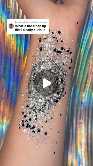 Slayfire Cosmetics LLC on Instagram: "What’s the cleanup like for our budge-proof glitter gels? We know many of you might have trauma from glitters that don’t come off, but our handmade formula makes the removal process super easy and hassle-free! 🥰✨

Here’s just one example using a lint roller. I’d recommend this for body glitter. For even more removal videos and full instructions, check our website and click “more info” then click “helpful tips.”
｡
｡
。
✨Handcrafted Glitter Gels & More✨
🛍Support: slayfirecosmetics.com🛍
🌈Queer+IPOC Woman Owned🌈
💖Family Operated💖
🐰Vegan & Cruelty Free🐰
。
。
。
。
。
。
。
#slayfirecosmetics #slayfire #glittergel #glitterpaste #glitter #glitters #glittermakeup #glittereyeshadow #glitterobsessed #bodyglitter #makeup #glitterlyobsessed" Slayfire Cosmetics, Lint Roller, Body Glitter, Glitter Eyeshadow, Glitter Makeup, Glitter Gel, Helpful Tips, Clean Up, Cruelty Free