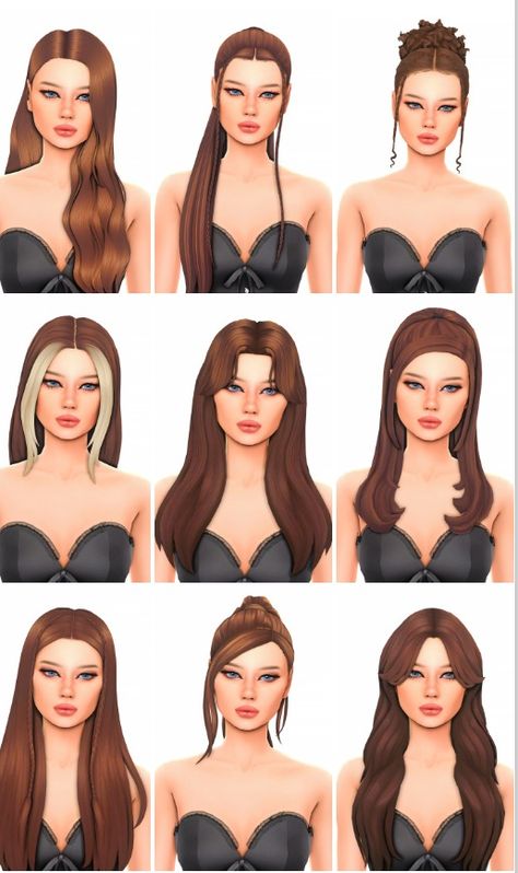 𝒯𝒮𝟦 𝑀𝒶𝓍𝒾𝓈 𝑀𝒶𝓉𝒸𝒽 𝐻𝒶𝒾𝓇 𝐿𝑜𝑜𝓀𝐵𝑜𝑜𝓀 - Gamingwithprincess Sims 4 Cc Maxis Match Hair Updo, Sims 4 Cc Medium Hair Female, Maxis Match Hair Cc, Ts4 Maxis Match Hair, Sims 4 Cc Finds Hair, Sims 4 Maxis Match Hair, Maxis Match Hair, Villain Clothing, Hair Lookbook