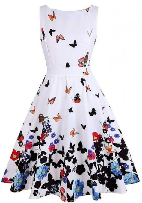 Dress Nigth, Very Short Dress, Floral Tea Dress, Garden Party Dress, Womens Vintage Dresses, Rockabilly Dress, Cap Dress, Fashion Deals, Teenager Outfits