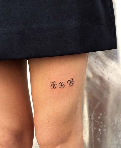 Unique Bsf Tatoos, Conceptual Tattoo Ideas, Behind The Knee Tattoo, Childhood Tattoo Ideas, Stick Poke Tattoo, Gemini Tattoo, Handpoke Tattoo, Stick N Poke Tattoo, Knee Tattoo