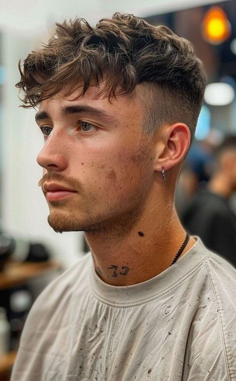 French Crop Haircut Low Taper Messy Fringe, Messy Fade Haircut Men, Taper Fade Haircut Men, Men Summer Haircut, Messy Fringe Men, Messy Fringe Haircut Men, Fringe Haircut Men, French Crop Haircut, French Crop Hair Men