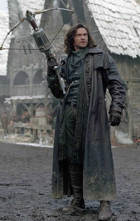 Gabriel Van Helsing, Steampunk Movies, Van Helsing, Wolverine Hugh Jackman, Leather Coat Jacket, Vampire Hunter, Adam Driver, Kylo Ren, Leather Trench Coat