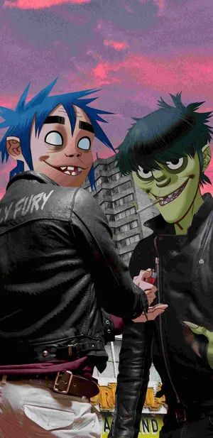 Llama Wallpaper, 2d And Murdoc, Gorillaz 2 D, Murdoc Gorillaz, Jamie Hewlett Art, Monkeys Band, Jamie Hewlett, Gorillaz Art, Phase 4