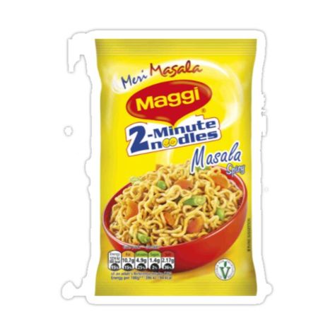 Decorate laptops, Hydro Flasks, cars and more with removable kiss-cut, vinyl decal stickers. Glossy, matte, and transparent options in various sizes. Super durable and water-resistant. Maggie Noodles, Cute Danger Noodle, Maggie Cup Noodles, Indomie Noodle, Indian Noodles, Noodles Sticker, Maggi Masala, Maggi Noodles, Spicy Noodles