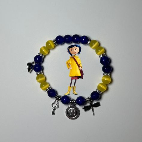 Coraline + Wybie Charm bracelets ? ⋆｡𖦹°⭒˚｡⋆ • • • • • • • • #coraline #coralinemovie #laika #laikastudios #postsofinstagram #braceletsoftheday #bracelets #pulseiras #matchingbracelets #couplebracelets #beadedbracelets #braceletsofinstagram #makingbracelets #jewelrygram #explorepage #explorepage++ #fyp #coralinejones #viral #wybie #wybielovat #coralineandwybie #couplebracelet Coraline Bracelet, Coraline X Wybie, Coraline Wybie, Beads Business, Coraline And Wybie, Laika Studios, Coraline Movie, Coraline Jones, Bracelet Inspiration