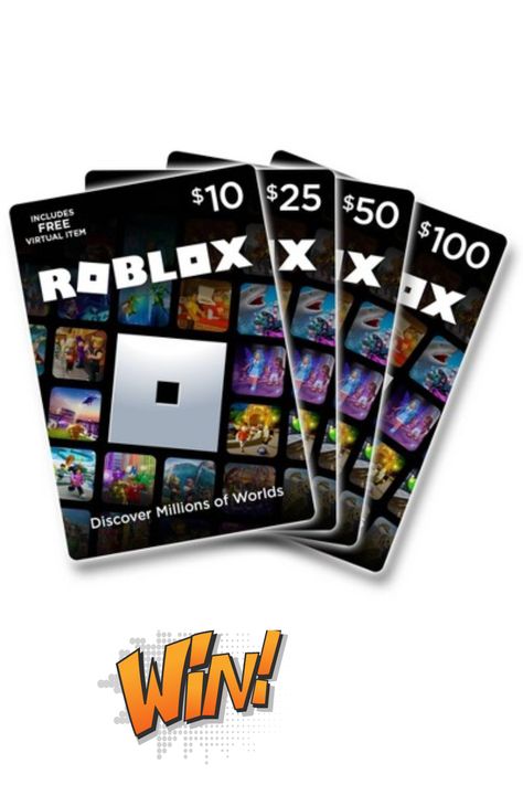 win a roblox gift card win a $500 amazon gift card win $500 gift card digital roblox gift card 5 dollars roblox win.com free robux Free Roblox Gift Card Codes, Roblox Gift Card, Giveaway Gifts, Xmas Wishes, Free Robux, Roblox Gifts, Walmart Gift Cards, Gift Card Generator, Birthday List