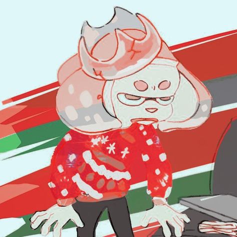 Splatoon Christmas, Splatoon, Christmas, Red