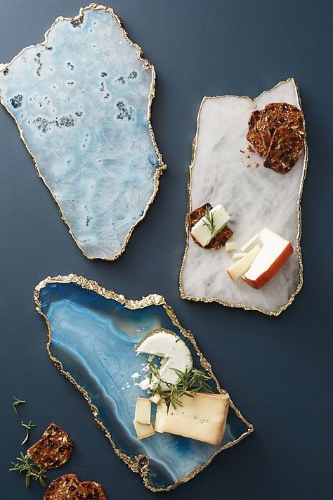 Agate Cheese Plate Anthropologie Gifts, Anthropologie Holiday, Charcuterie Spread, Anthropologie Home, Decor Pillows, Baby Shower Decor, Kitchen Trends, Baby Design, Nice Design