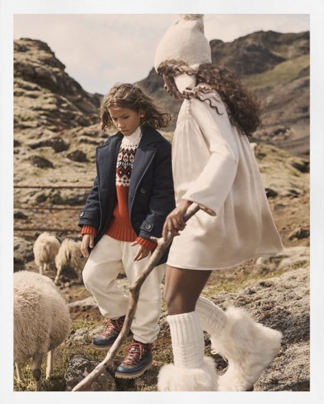 Zara Studio Boys Editorial | ZARA United States Zara Kids Campaign, Ice Land, Zara Fashion, Zara Kids, Girls Clothes, Creative Kids, Zara United States, Knit Beanie, Kids Boys