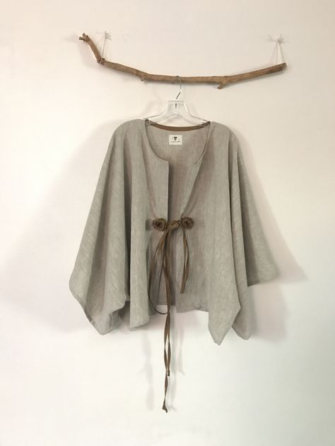 Outer Outfit, Kimono Outer, Outer Linen, Kimono Linen, Model Outer, Linen Jackets Women, Outer Style, Linen Outer, Linen Kimono