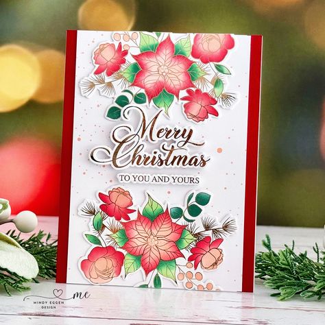 Gina K Designs Christmas Cheer Card Kit Gina K Designs Cards, Beautiful Cursive Fonts, Cheers Card, Floral Stencil, Gina K Designs, Deco Foil, Gina K, Diary Decoration, Holiday Floral