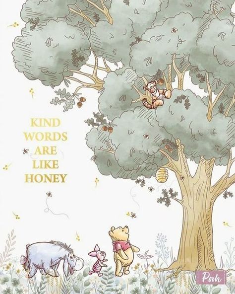 Classic Pooh Wallpaper, Winnie The Pooh Wallpaper Vintage, Winnie The Pooh Illustrations, Winnie The Pooh Background, Winnie The Pooh Wallpaper, Winnie The Pooh Decor, Pooh Corner, Winnie The Pooh Nursery, Iphone Wallpaper Cat