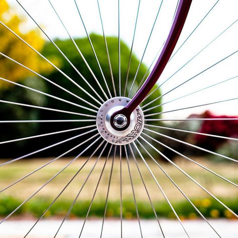 Balance: Radial (The spokes of this bicycle [I think] have radial balance, the center being their connection.) Radial Balance, Radial Design, Bicycle Spokes, Velo Vintage, I Want To Ride My Bicycle, Beautiful Bike, Bicycle Art, Bike Style, Bike Art