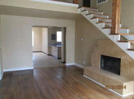 Love the fireplace under the staircase Fireplace In Staircase, Fireplace Under Staircase, Fireplace Under Stairs, Cape Cod Plans, Washington Houses, Copper Bathroom, Under Stairs, Wallpaper Bedroom, Wood Stove