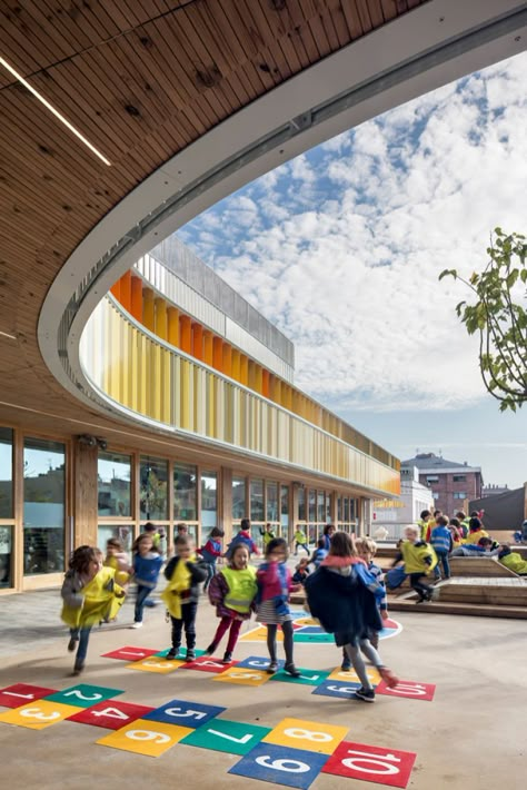 Innovative School Design, Preschool Designs, Architecture Drawing Presentation, School Building Design, Hospital Architecture, Kindergarten Design, Public Space Design, Nature School, Future School