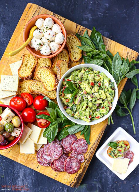 Guacamole Charcuterie Board, Guacamole Board, Guacamole Platter, Crunchy Breadsticks, Dip For Crackers, White Bean Spread, Italian Appetizers, Chili Bowl, Charcuterie Recipes