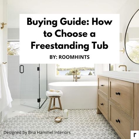 Free Standing Tub Size, Choosing A Bathtub, Best Freestanding Bathtubs, Bathrooms With Freestanding Tubs, Bathtubs Freestanding, Bathtub Inspiration, Bathtub Dimensions, Stand Alone Bathtubs, Tub Sizes