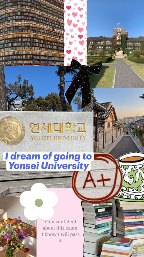 #college #university #study #studying #education #yonsei #yonseiuniversity Yonsei University Aesthetic, Boarding School Aesthetic, University Inspiration, Yonsei University, Korean Student, Seoul Korea Travel, Medical Student Motivation, Med School Motivation, Instagram Graphics