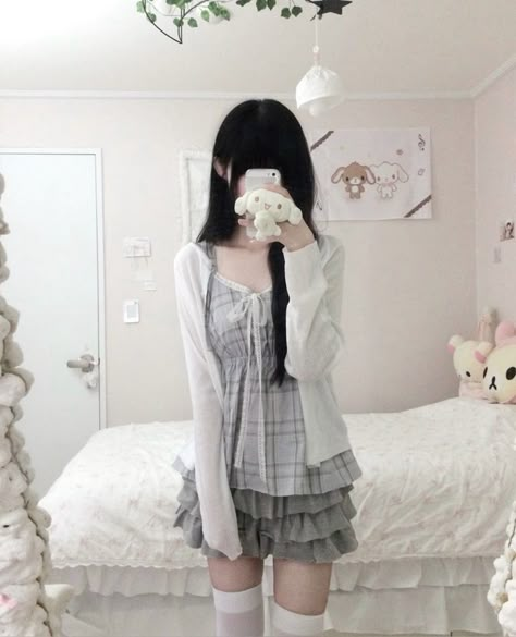 snuglovepoem on insta ✿ shoujo girl cute outfit inspo spring summer blue Shoujo Fashion, Himekaji Outfits, Shoujo Style, Shojo Girl, Shoujo Aesthetic, Outfit Inspo Spring, Coquette Outfits, Shoujo Girl, Coquette Grunge