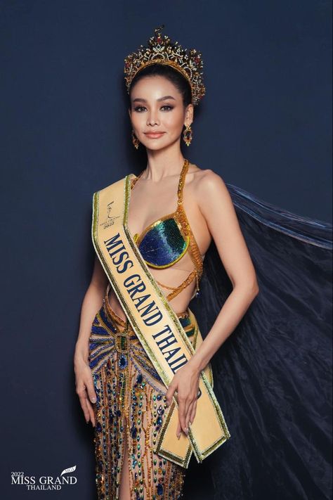 Miss Grand Thailand 2023, Miss Grand Thailand, Miss Pageant, Art 2022, Disney Paintings, Miss Grand, Face Reference, Glam Dresses, Dress Code