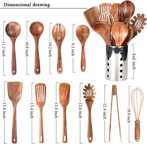 Bamboo utensils are an eco-friendly and stylish addition to your kitchen. 🍴🌿 Crafted from sustainable bamboo, these utensils are lightweight, durable, and naturally antimicrobial. They are perfect for various cooking tasks and are gentle on cookware surfaces, making them a versatile choice. By choosing bamboo utensils, you're not only elevating your kitchen tools but also making a sustainable choice for the environment. 👍🌎👩‍🍳👨‍🍳 #EcoFriendlyKitchen Spoon Decor, First Time Home Owner, Wooden Cooking Utensils Set, Wood Cooking Utensils, Bamboo Kitchen Utensils, Spoon Salad, Wooden Utensils Set, Wood Kitchen Utensils, Wooden Cooking Utensils