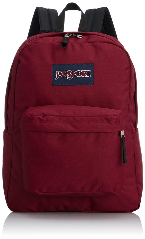 Amazon.com: JanSport Classic SuperBreak Backpack, Viking Red: Sports & Outdoors Jansport Superbreak Backpack, Mochila Jeans, Mochila Jansport, Red Backpack, Backpack Reviews, Backpack Brands, Unisex Accessories, Backpack Sport, Jansport Backpack